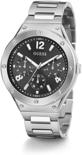Vista 8 de GUESS US Men's Silver-Tone Multifunction Watch, one