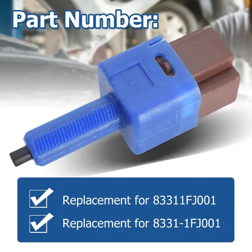Vista 3 de WFLNHB Interruptor de luz de freno de repuesto para Impreza 2008-2015 83311FJ001