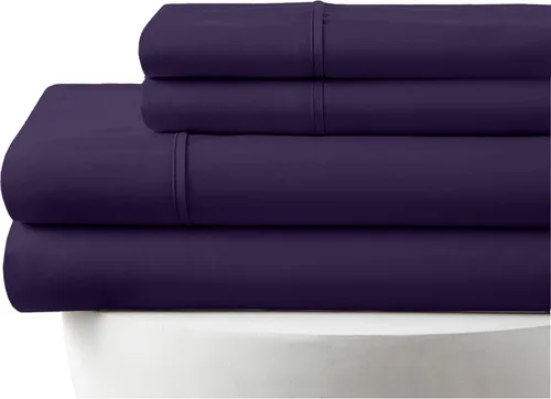 Vista 11 de Twin Size 4-Piece Sheet Set 1000 Thread-Count 100% Egyptain Cotton, 1000TC Soft, Breathable, Long-Staple Cotton Sateen Weave, Fits 19 Inches Extra