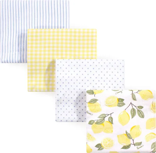 Vista 99 de Hudson Baby Mantas receptoras unisex de franela de algodón para bebé, avión, talla única