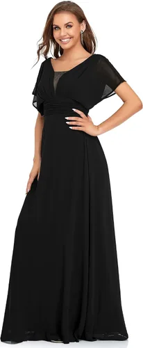 Vista 3 de Ever-Pretty Vestidos de noche formales elegantes con cuello en V para mujer 7851