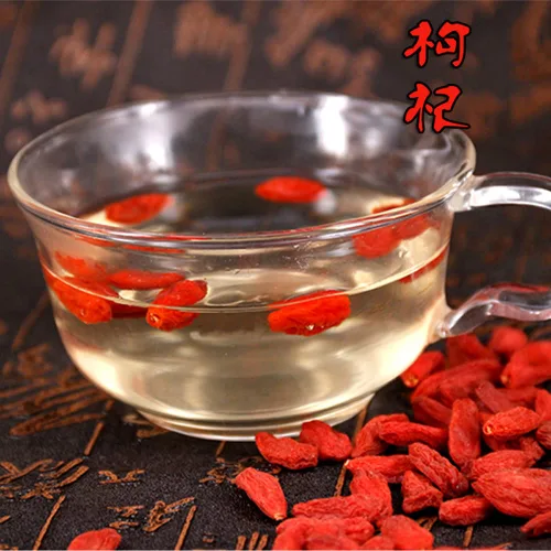 Vista 4 de Baya de lobo chino, baya de Goji, Gouqi, vid de matrimonio, Lycium Chinensis, Lycium Barbarum L, Lycium Sinensis Mill, níspero, lycium Spp, lycium