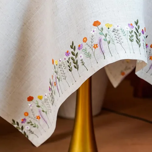 Vista 7 de ARTABLE Mantel pequeño de encaje de macramé de otoño y Navidad, para Acción de Gracias, al aire libre, granja, rústico, cocina, fiesta, cumpleaños