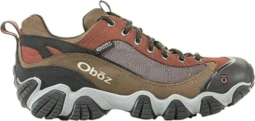 Vista 2 de Oboz Firebrand II Low B-Dry - Zapatos de senderismo para hombre, TIERRA