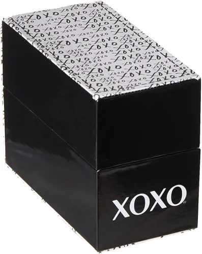 Vista 3 de XOXO xo5461de la mujer rhinestone Accent Negro Reloj de pulsera analógico