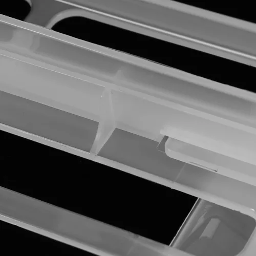 Vista 3 de Divisor de puerta lateral ajustable para refrigerador de 10.23 x 3.22 x 3.07 pulgadas, tablero de partición de alimentos para almacenamiento
