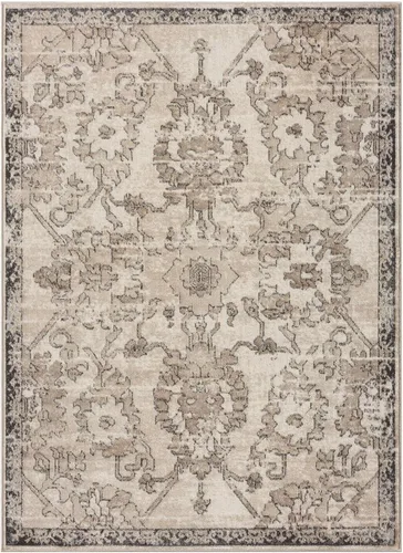 Vista 7 de LUXE WEAVERS Alfombra oriental floral beige envejecida 5x7