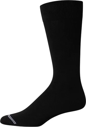 Vista 6 de Nautica Calcetines de vestir para hombre, paquete de 5 calcetines elásticos y cómodos con puños que se mantienen en marcha y costuras reforzadas