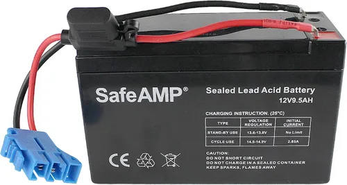 Vista 5 de SafeAMP Batería de repuesto y cargador de 12 voltios compatible con vehículos Peg-Perego®, paquete combinado