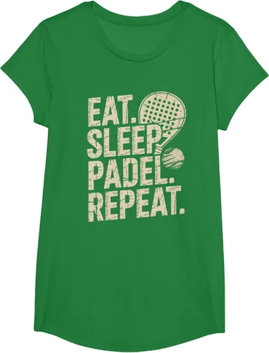 Vista 83 de Camiseta Eat Sleep Padel Repeat Padel Jugador de Tenis