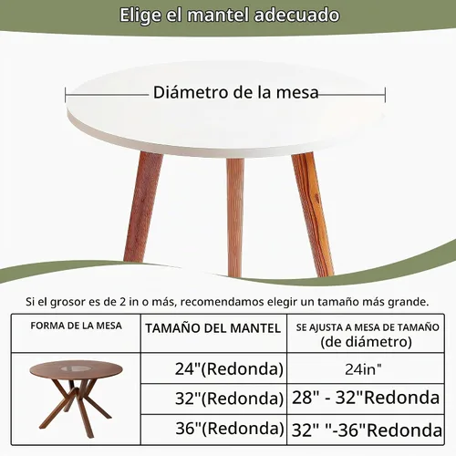 Vista 5 de Mantel redondo ajustable con manteles elásticos redondos para exteriores, mantel elástico redondo para mesas, impermeable, lavable, para picnic Azul
