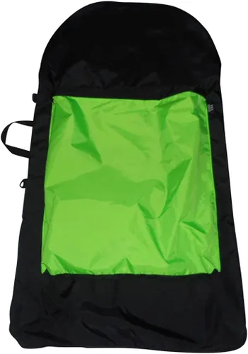 Vista 4 de Boogie Board o bodyboard mochila, bolsa de piel fabricada en Estados Unidos.
