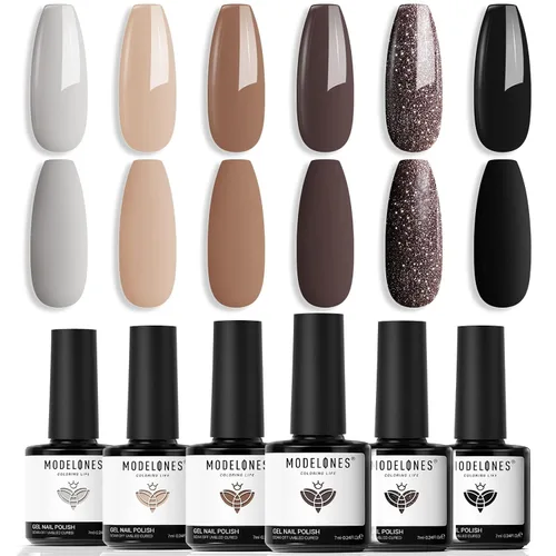 Vista 15 de modelones Juego de imanes de ojo de gato, esmalte de gel francés con corazón de ojo de gato, kit de herramientas de uñas de doble cabeza 5 en 1