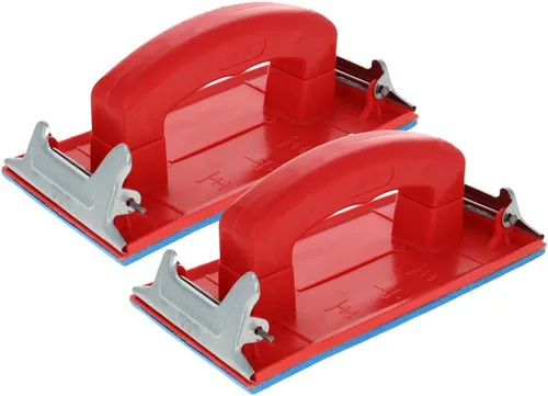 Vista 8 de Utoolmart Lijadora de mano con mango, soporte para papel de lija para madera, paneles de yeso, pulido de metal, 1 unidad
