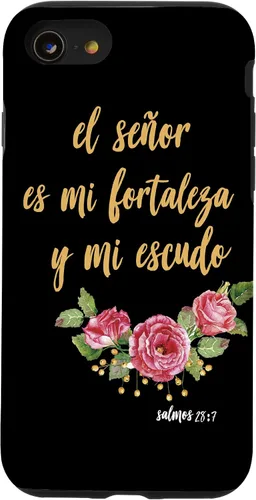 Vista 17 de Carcasa para iPhone 11 Salmos El Señor Es Mi Fortaleza Biblia Cristiana