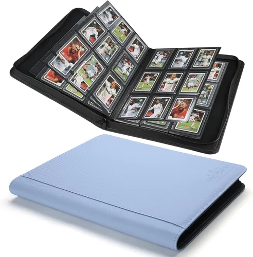 Vista 20 de Carpeta Toploader CARDBINDER, Estuches Duros Toploader, Fundas de 4 Bolsillos para hasta 128 Tarjetas. Carpeta de Tarjetas Toploader con Fundas