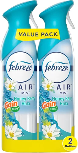 Vista 9 de Febreze Air Mist - Ambientador en aerosol para combatir el olor, ambientadores para el hogar y el baño y la cocina, lata de aerosol, aroma original