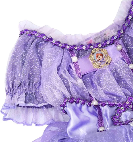 Vista 4 de LOEL Vestido de niña con volantes para niños