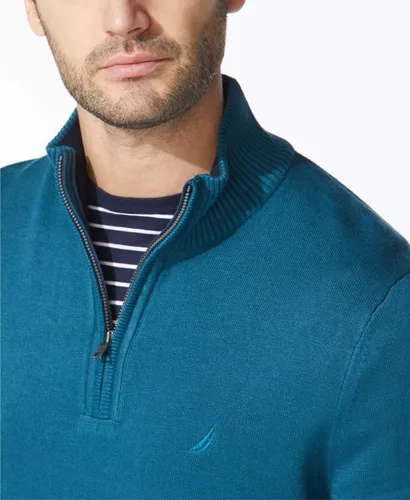 Vista 4 de Nautica - Sudadera con un cuarto de cremallera para hombre
