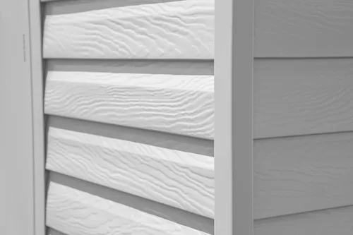 Vista 8 de Arrow Select - Cobertizo de almacenamiento de acero con cerradura para exteriores de 10 x 4 pies, color gris flauta Flauta Gris