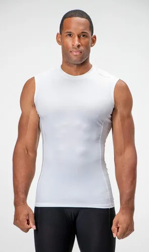 Vista 4 de DEVOPS Paquete de 3 camisas de compresión atléticas para hombre sin mangas