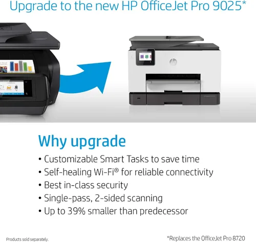 Vista 2 de Impresora multifunción HP OfficeJet 8720., Negro