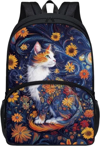 Vista 13 de American Flag Fire Galaxy Pattern Kids Backpack for Boys Girls Elementary Students Bookbag Middle School Bag Lightweight Children Travel Bag