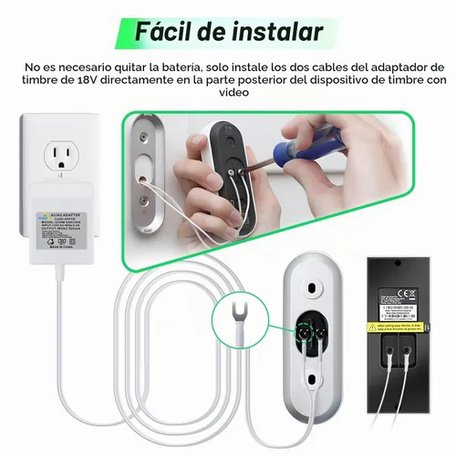 Vista 6 de Fuente de alimentación del transformador del timbre de 18 voltios
