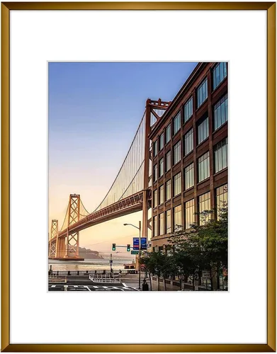 Vista 46 de Frametory, Portarretratos de aluminio negro de 6 x 8 pulgadas, juego de 1, ideal para mostrar fotos de 5 x 7 con paspartú o 6 x 8 sin paspartú
