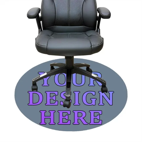 Vista 72 de Tapete redondo personalizado para silla de escritorio de oficina, diseño de tu propio logotipo de foto, texto, alfombrillas circulares