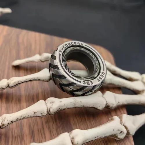 Vista 6 de T-Conceal EDC Deslizadores para Ansiedad, Juguetes para Ansiedad para Alivio del Estrés para Adultos, Metal Magnético TDAH, Anillos para Ansiedad