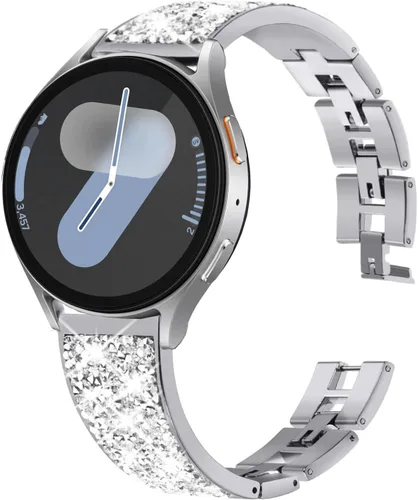 Vista 13 de DEALELE Correas compatibles con Samsung Galaxy Watch 6/6 Classic / 5/5 Pro / 4/4 Classic / 3 1.614 in / Active 2, correa de repuesto de metal