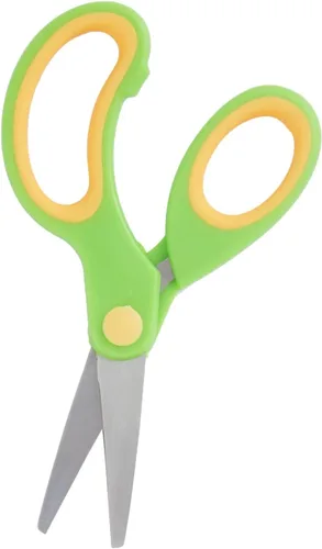 Vista 9 de Juvale Suministros escolares para niños, tijeras de punta roma, suministros escolares a granel para manualidades y actividades, tijeras de aula a