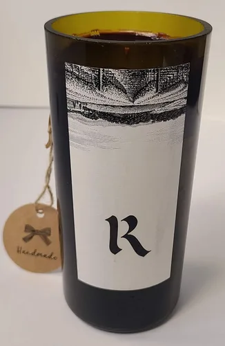 Vista 3 de 2013 Realm Cellars Farella Vineyard Wine Bottle Candle - Exquisite Artistry Meets Timeless Elegance