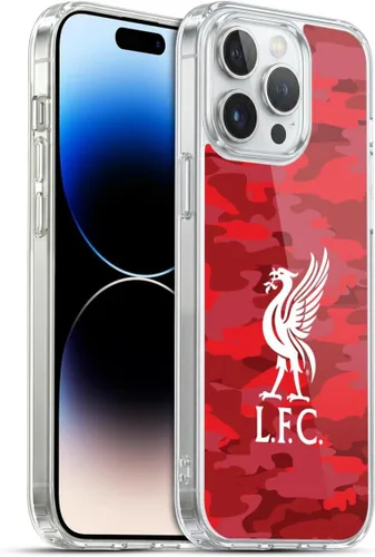 Vista 14 de Head Case Designs Funda de gel con licencia oficial del Liverpool Football Club Away Colourways Crest Camou [protección de grado militar] compatible