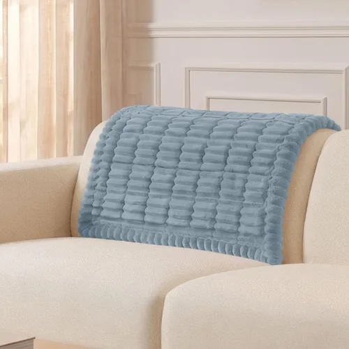 Vista 74 de Smiry - Funda para sofá para perros lavable, fundas para sofá de mascotas no deslizantes y peludas para sofá de 3 cojines, aptas para mascotas