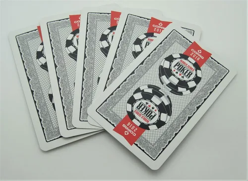 Vista 6 de WSOP Juego de 6 barajas auténticas 2018-2017-2016 usadas de plástico Copag