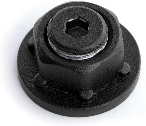 Vista 3 de OZCO 10 cubiertas de tuerca hexagonal con tapones de 1-1/2 pulgadas Perno de retraso decorativo y tapas de tuerca hexagonal para pérgola