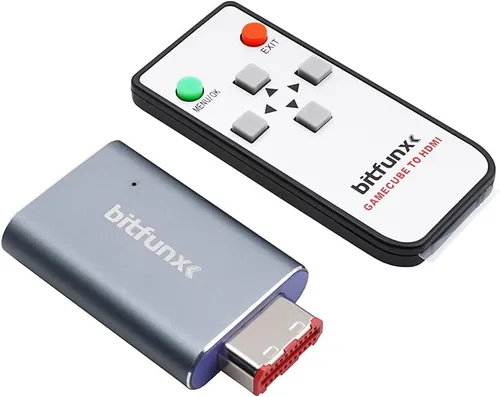 Vista 2 de Kacenray Adaptador HDMI para Gamecube Running GCVideo Software HDMI Convertidor de línea doble digital a HDMI GC2HDMI para Nintendo Gamecube NGC