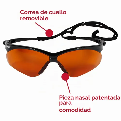 Vista 2 de Jackson Safety V30 Nemesis - anteojos de seguridad (12 pares/caja), paquete de de 12