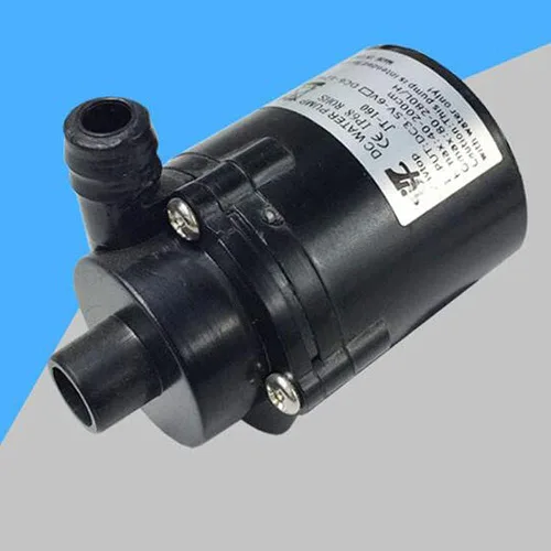 Vista 2 de JT-160 DC Mini bomba sumergible anfibia de agua sin escobillas de 12 V con adaptador de corriente