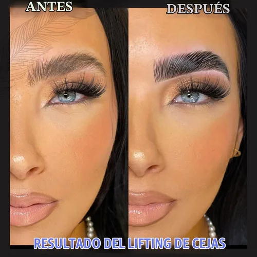 Vista 5 de ARYANA NEW YORK Kit de laminación de cejas - Kit de elevación de cejas serie profesional - Kit de inicio Negro/Azul