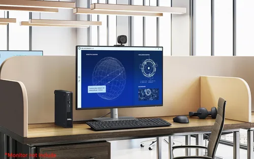 Vista 6 de Dell Pro Micro QCM1250 AI PC (Next Gen OptiPlex 7020 MFF), Intel 14-Core Ultra 5 235T (>Ultra 7 165U), mini escritorio empresarial, computadora IST