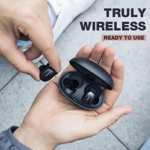 Vista 8 de 1MORE Auriculares inalámbricos auténticos [2ª generación], Bluetooth 5.0, tiempo de reproducción de 24 horas, auriculares estéreo intrauditivos