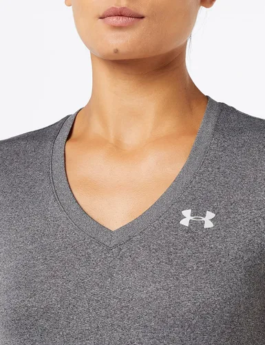 Vista 6 de Under Armour, Tech - Camiseta de manga corta y cuello en V para mujer, unicolor