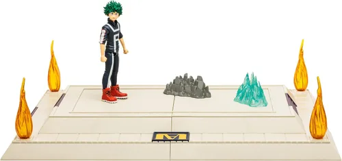 Vista 2 de McFarlane Toys - Juego de rol My Hero Academia - Sports Festival Arena + figura MIDORIYA