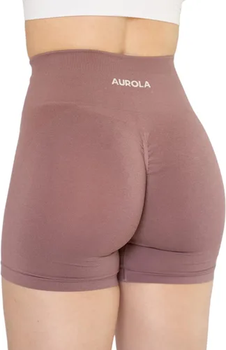 Vista 2 de AUROLA Intensify - Pantalones cortos de entrenamiento para mujer, sin costuras, para gimnasio, yoga, correr, deporte, ejercicio activo, fitness