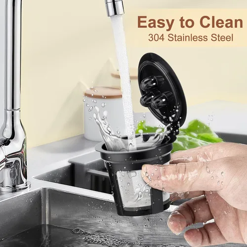 Vista 12 de Paquete de 5 cápsulas de café reutilizables Ninja: tazas K reutilizables para cafetera Ninja, filtros de café recargables para 3 agujas Ninja