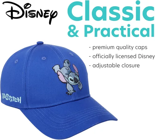 Vista 3 de Disney Unisex Lilo Stitch Hat - Snap Back Baseball Cap Dad Hat Mom Hat