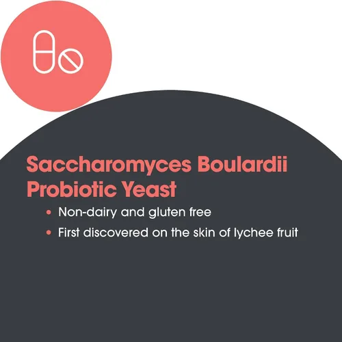 Vista 6 de Allergy Research Group - Probióticos Saccharomyces Boulardii para la salud gastrointestinal - Cápsulas de 60 ct 9 Billion CFU Probiotic Yeast for